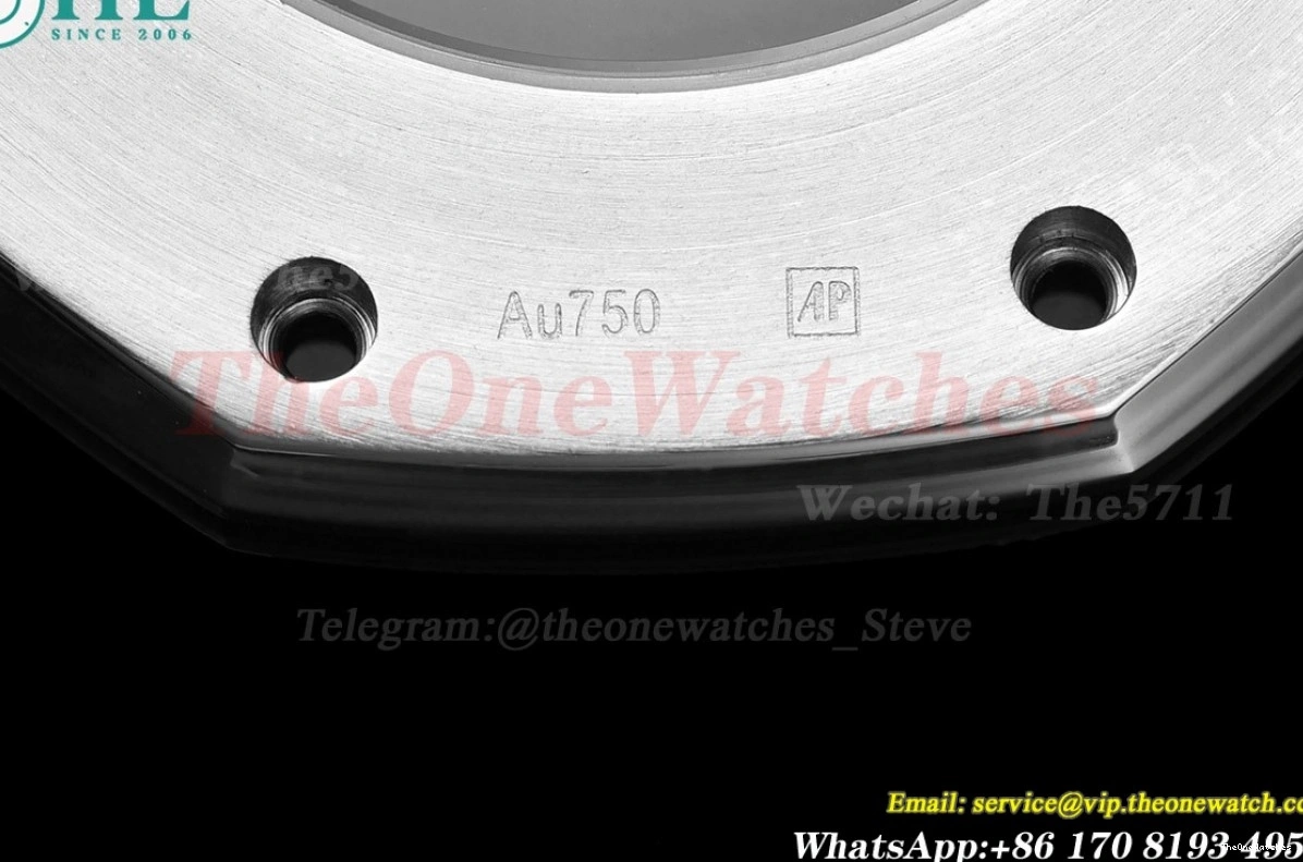 Oak SS Dial 41mm SS 15500 MY8215 Black Royal 0203